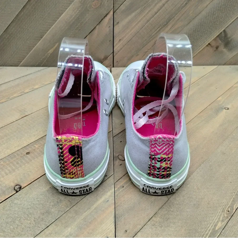 Converse Chuck Taylor All‎ Star Low Double Tongue Fashion Sneakers Girls Size 2